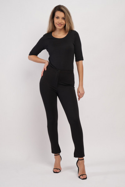 Montecristo - Pantaloni lungi de dama casual de culoare uniforma