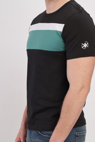Kenvelo - Tricou de barbat cu model si logo din bumbac