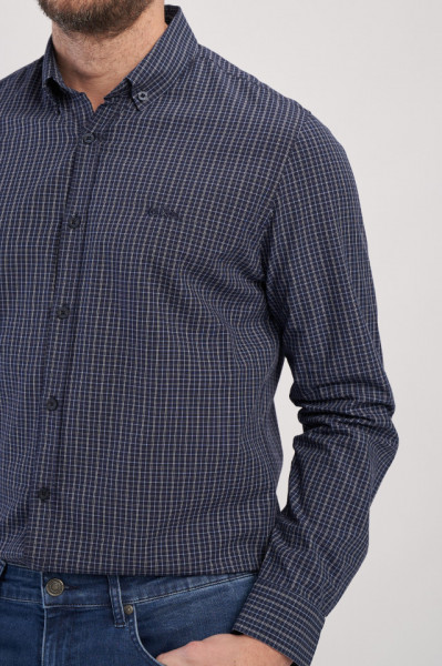 Lee Cooper - Camasa maneca lunga barbat cu nasturi la guler