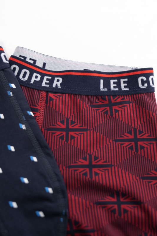 Lee Cooper - Set 2 perechi boxeri cu imprimeu