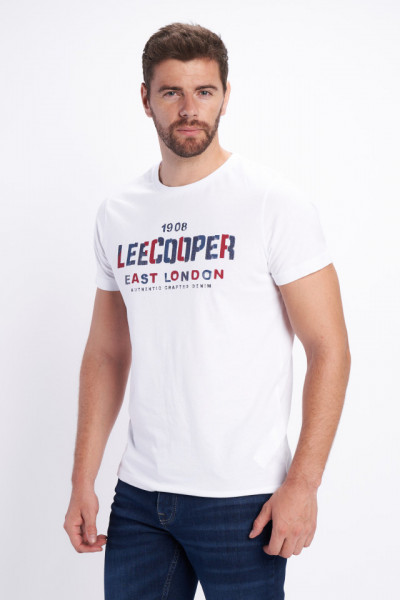 Lee Cooper - Tricou barbat din bumbac cu imprimeu