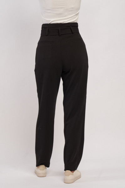 Timeout - Pantaloni lungi dama bufanti cu cordon pentru ajustare