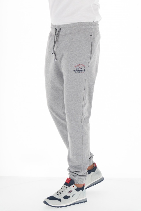 KVL - Pantaloni de trening cu dunga contrastanta pe picior