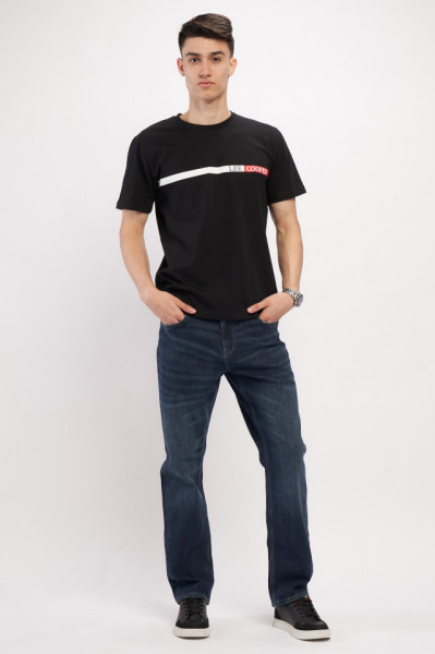 Lee Cooper - Blugi de barbat regular cu aspect usor decolorat