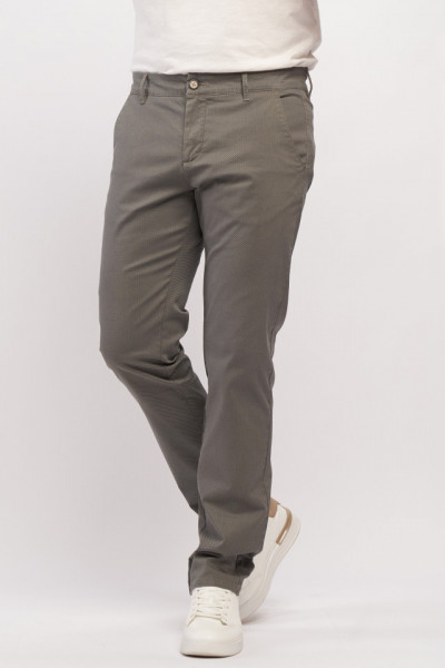 Timeout - Pantaloni lungi barbat casual de culoare uniforma cu buzunare