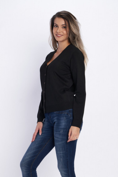 Timeout - Pulover dama simplu, tip cardigan
