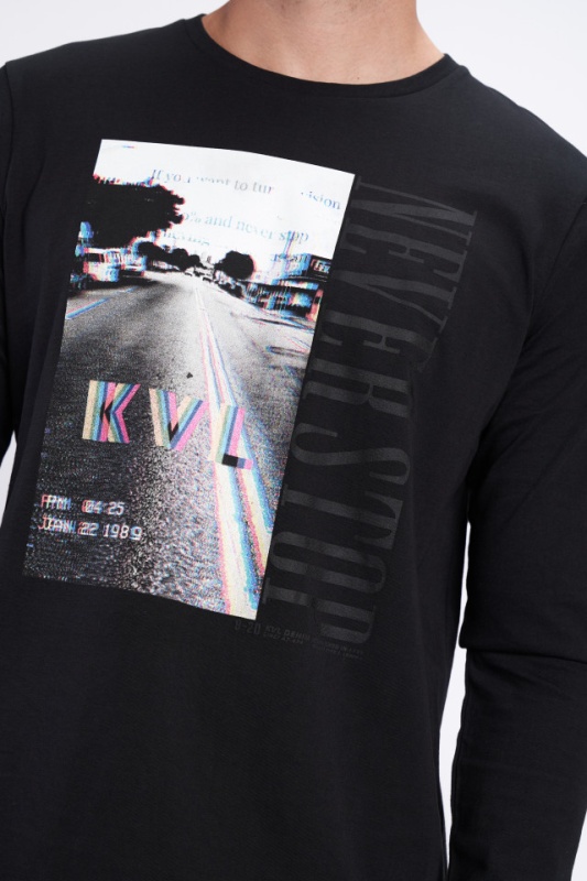 Kenvelo - Bluza barbat cu imagine si logo