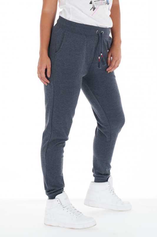 KVL - Pantaloni de trening dama cu buzunare si snur pentru ajustare