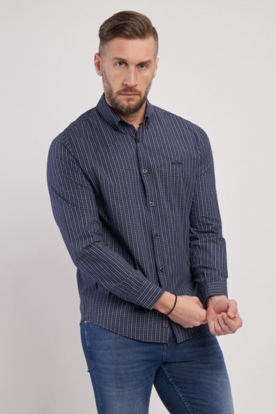 Lee Cooper - Camasa maneca lunga barbat cu nasturi la guler