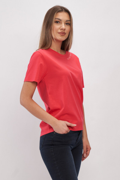 Timeout - Tricou dama cu maneca scurta si text imprimat
