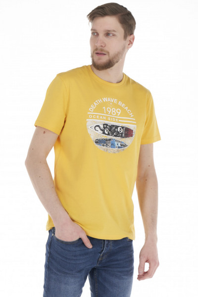 Kenvelo - Tricou barbat din bumbac cu imprimeu