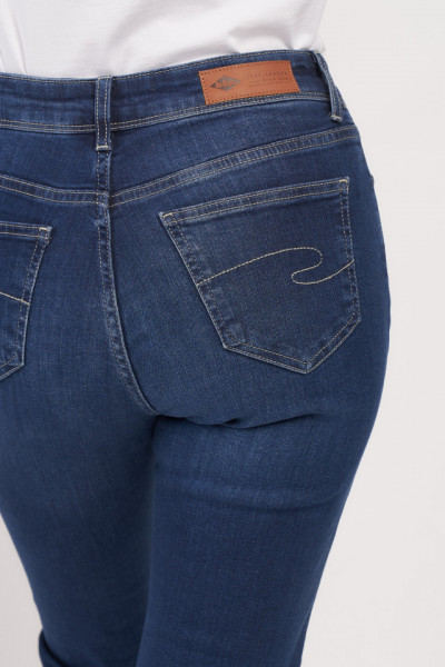 Lee Cooper - Blugi de dama cu aspect usor decolorat straight fit