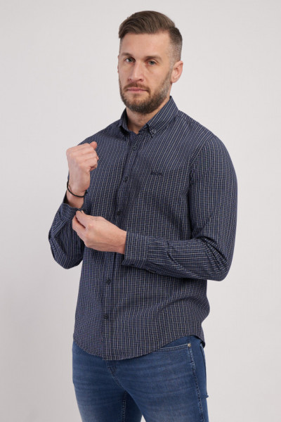 Lee Cooper - Camasa maneca lunga barbat cu nasturi la guler
