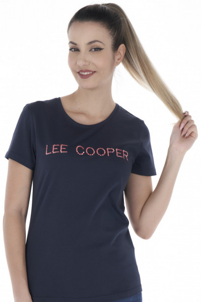 Lee Cooper - Tricou dama cu logo imprimat