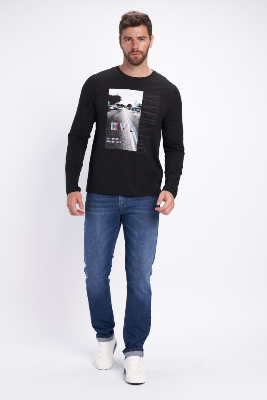 Kenvelo - Bluza barbat cu imagine si logo