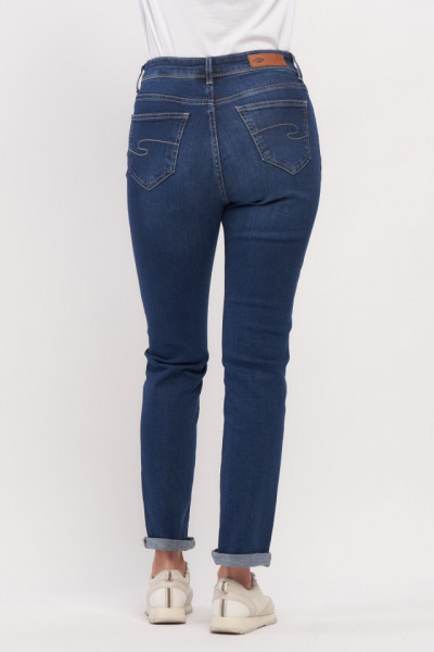 Lee Cooper - Blugi de dama cu aspect usor decolorat straight fit