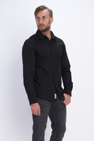 Timeout - Camasa barbat din bumbac cu model