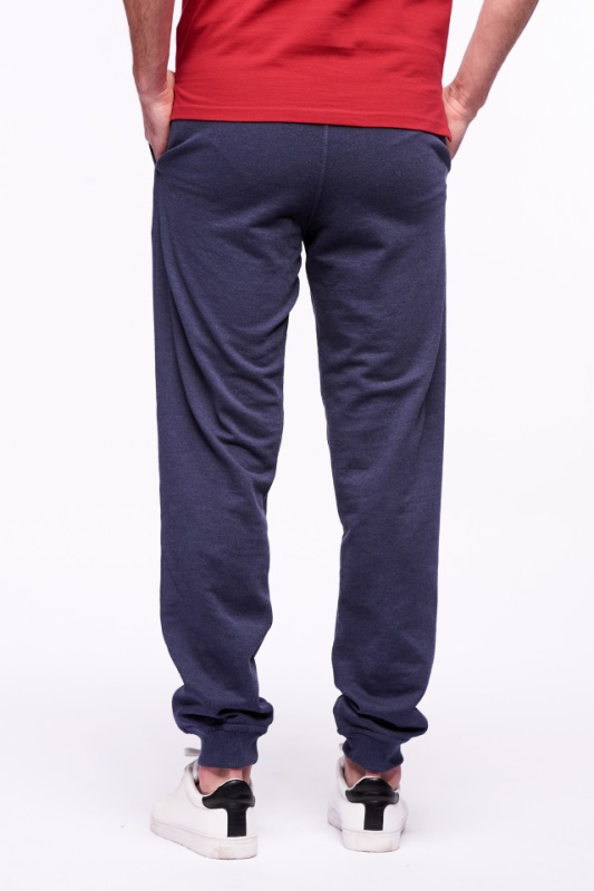 Timeout - Pantaloni de trening cu logo si snur ajustabil in talie