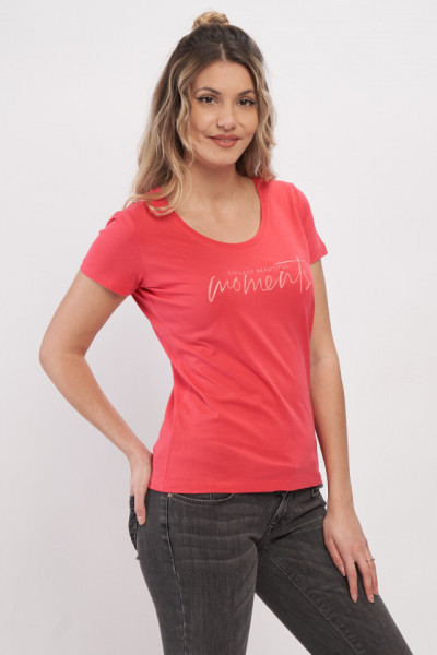 Timeout - Tricou cu maneca scurta dama cu text inscriptionat