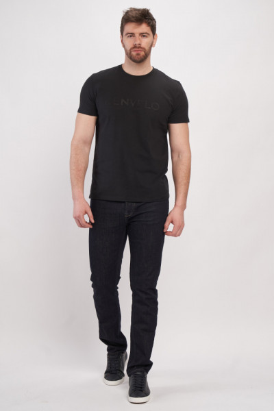 Kenvelo - Blugi barbat indigo cu aspect uniform