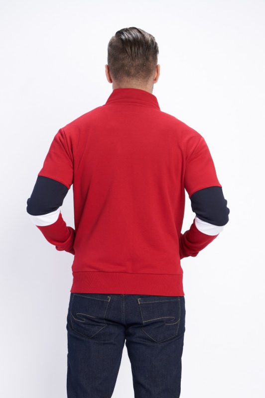 Lee Cooper - Hanorac barbat cu fermoar si logo