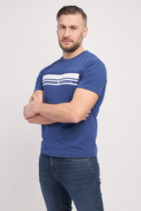 Kenvelo - Tricou maneca scurta barbat cu logo inscriptionat pe piept