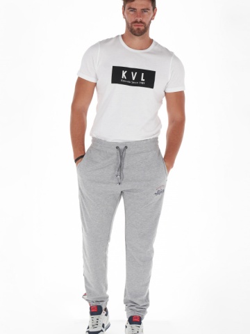 KVL - Pantaloni de trening cu dunga contrastanta pe picior