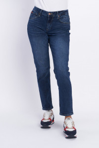 Lee Cooper - Blugi boyfriend dama cu aspect decolorat