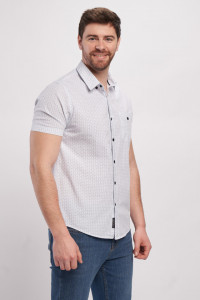 Lee Cooper - Camasa barbat regular cu maneca scurta cu buzunar si model