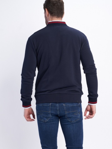 Lee Cooper - Hanorac barbat cu fermoar si logo