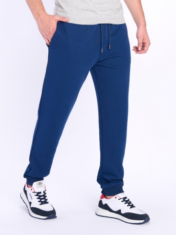 Lee Cooper - Pantaloni de trening de culoare uni cu logo