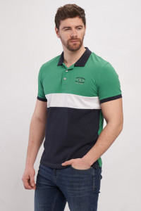 Lee Cooper - Tricou polo barbat in trei culori cu logo