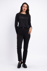 Montecristo - Bluza dama cu maneca lunga si imprimeu tip logo