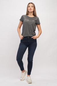 Timeout - Tricou cu maneca scurta dama cu mesaj text motivational