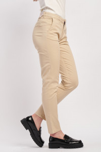 Kenvelo - Pantaloni dama cu buzunare de culoare uni