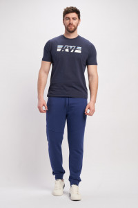 Kenvelo - Tricou maneca scurta barbat cu logo aplicat pe piept
