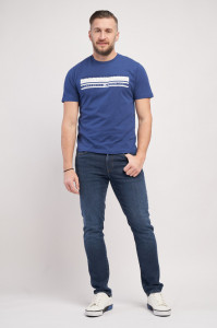 Kenvelo - Tricou maneca scurta barbat cu logo inscriptionat pe piept