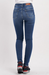 Lee Cooper - Blugi dama skinny cu aspect decolorat