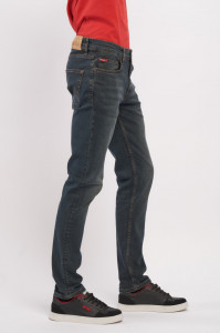 Lee Cooper - Blugi de barbat slim fit usor decolorati