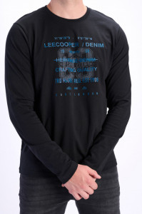 Lee Cooper - Bluza barbat din bumbac cu imprimeu texturat