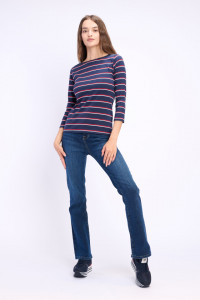 Lee Cooper - Bluza dama din bumbac cu model in dungi