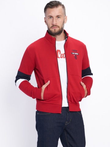 Lee Cooper - Hanorac barbat cu fermoar si logo