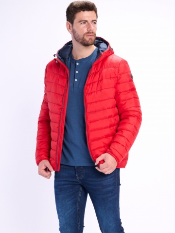 Lee Cooper - Jacheta subtire barbat cu gluga si logo