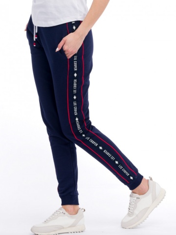 Lee Cooper - Pantaloni de trening cu banda logo in lateral