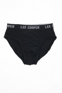 Lee Cooper -Set 3 perechi de chiloti slip cu banda logo