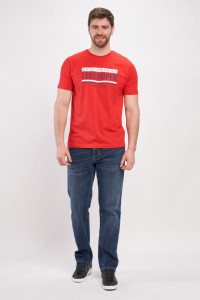 Lee Cooper - Tricou barbat din bumbac cu logo aplicat