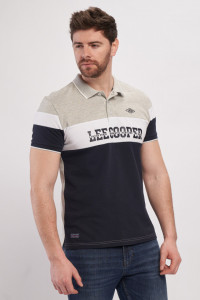 Lee Cooper - Tricou polo barbat cu logo aplicat