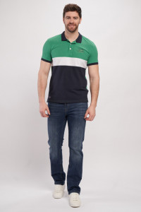 Lee Cooper - Tricou polo barbat in trei culori cu logo
