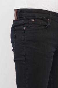 Timeout - Blugi barbat slim de culoare inchisa cu logo