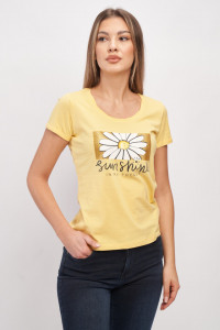 Timeout - Tricou maneca scurta dama cu motive florale